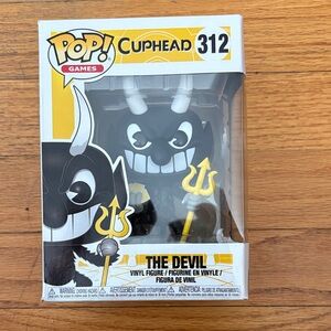 Funko Pop! Games Cuphead The Devil Figure - Black and Yellow